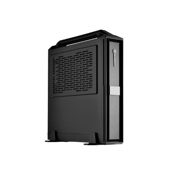 SilverStone SST-ML08B-H, Small Form Factor (SFF), PC, Schwarz, Mini-ITX, Kunststoff, Stahl, 5,8 cm