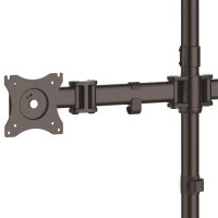 StarTech.com Vierfach-Monitorhalter - Schwenkbar, Freistehend, 8 kg, 33 cm (13"), 68,6 cm (27"), 100 x 100 mm, Schwarz