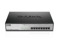 D-Link DGS-1008MP, Unmanaged, Gigabit Ethernet...