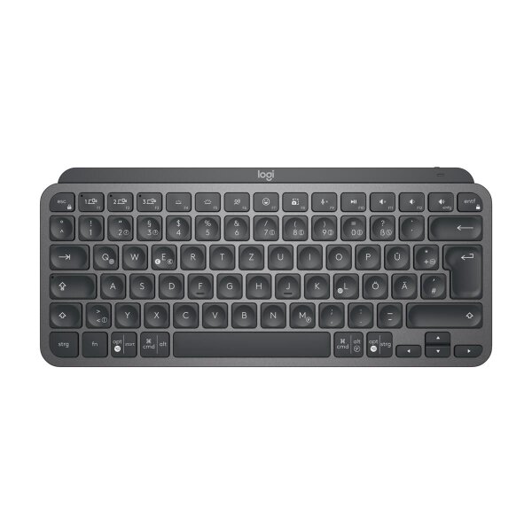 Logitech Mx Keys Mini For Business, Kabellos, RF Wireless + Bluetooth, Scherenschalter, QWERTZ, LED, Graphit