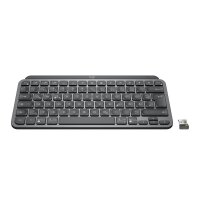 Logitech Mx Keys Mini For Business, Kabellos, RF Wireless + Bluetooth, Scherenschalter, QWERTZ, LED, Graphit