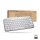 Logitech Mx Keys Mini For Business, Kabellos, RF Wireless + Bluetooth, Scherenschalter, QWERTY, LED, Grau