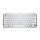 Logitech MX Keys Mini for Business, Kabellos, RF Wireless + Bluetooth, Scherenschalter, QWERTY, LED, Aluminium, Weiß