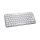 Logitech MX Keys Mini for Business, Kabellos, RF Wireless + Bluetooth, Scherenschalter, QWERTY, LED, Aluminium, Weiß