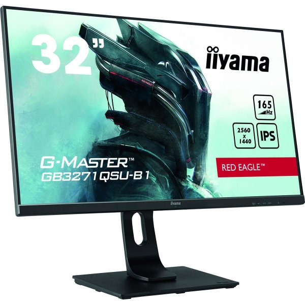 Iiyama G-MASTER GB3271QSU-B1, 80 cm (31.5"), 2560 x 1440 Pixel, Wide Quad HD, LED, 1 ms, Schwarz