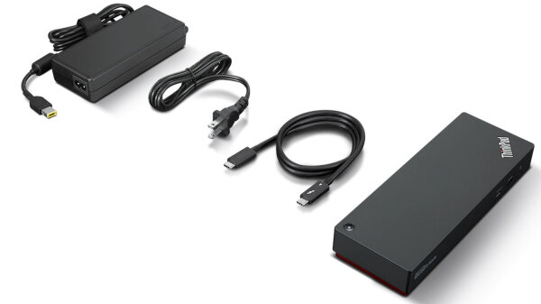 Lenovo ThinkPad Universal Thunderbolt 4 Smart Dock, Kabelgebunden, Thunderbolt 4, 3,5 mm, Schwarz, 40 Gbit/s, 60 Hz