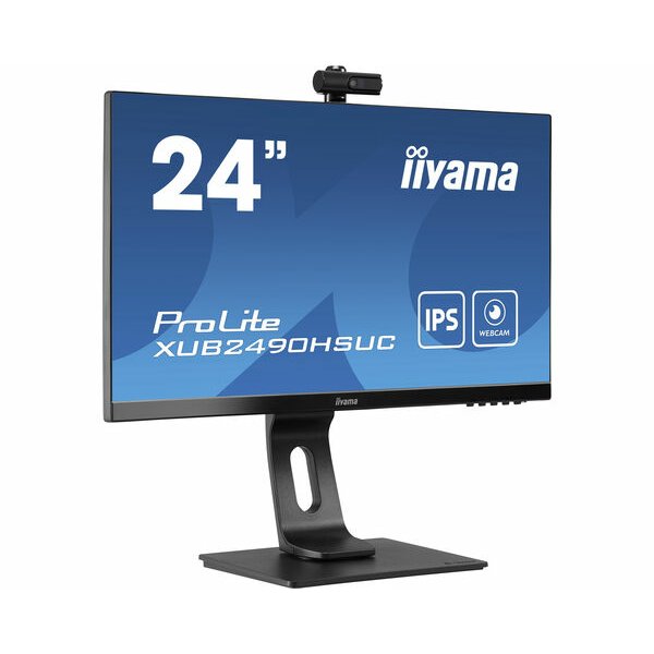 Iiyama ProLite XUB2490HSUH-B1, 60,5 cm (23.8"), 1920 x 1080 Pixel, Full HD, LED, 4 ms, Schwarz