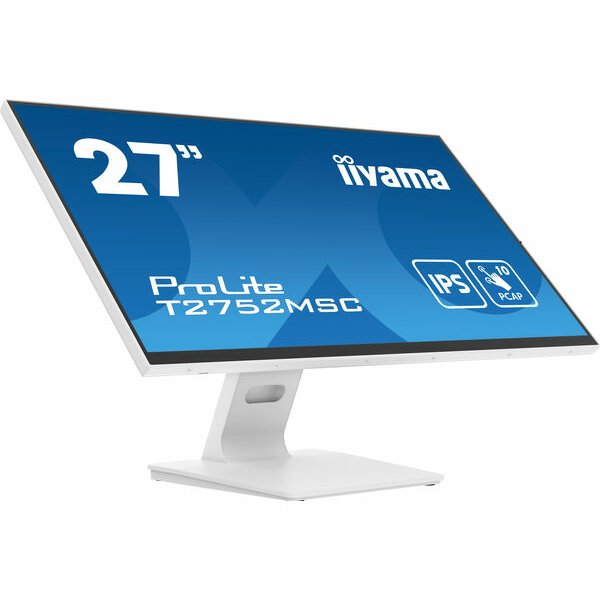 Iiyama ProLite T2752MSC-W1, 68,6 cm (27"), 1920 x 1080 Pixel, Full HD, LED, 5 ms, Weiß