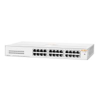 HPE Instant On 1430 24G, Unmanaged, L2, Gigabit Ethernet (10/100/1000), Vollduplex, Rack-Einbau, 1U