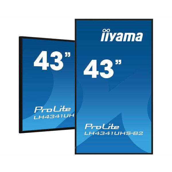 Iiyama LH4341UHS-B2, 108 cm (42.5"), LCD, 3840 x 2160 Pixel, 18/7