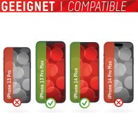 E.V.I. Displex Smart Glass (9H) für Apple iPhone 13 Pro Max/14 Plus, Montagesticker, unzerbrechlich, ultra-dünn, unsichtbar, Apple, iPhone 13 Pro Max/ iPhone 14 Plus, Trockene Anwendung, Schlagfest, Kratzresistent, Staubresistent, Transparent, 1 Stück(e)