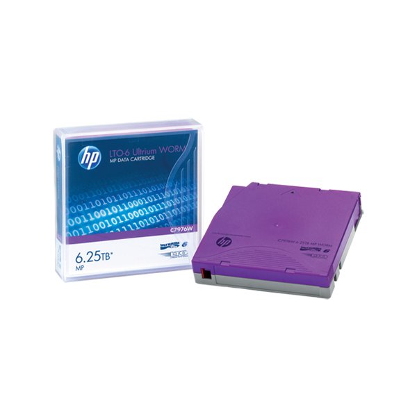 HPE C7976W, Leeres Datenband, LTO, 6,25 TB, 2,5:1, Violett, Metall