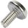 StarTech.com 12-24 Serverschrank Schrauben - 50er-Pack - vernickelt, Schraube, Stahl, Kuppelkopf, Silber, RoHS, REACH, 16,5 mm