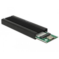 Delock 42600, M.2, USB 3.2 Gen 1 (3.1 Gen 1), Schwarz, Aktivität, Leistung, JMicron JMS583, 10 Gbit/s