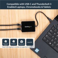 StarTech.com USB-C auf Dual-Gigabit Ethernet Adapter mit...