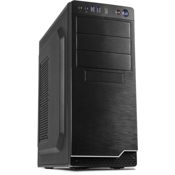 Inter-Tech IT-5916, Tower, PC, Schwarz, ATX, micro ATX, 14,5 cm, 35,5 cm