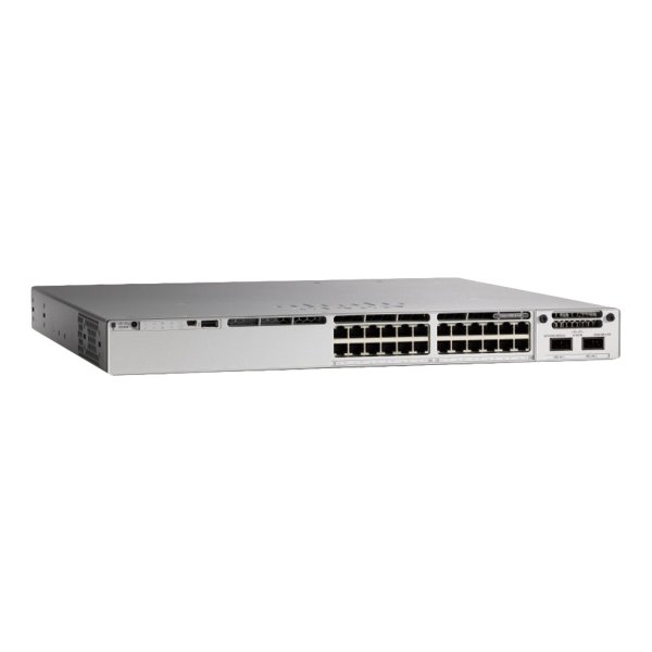 Cisco Catalyst C9300-24UX-E, Managed, L2/L3, 10G Ethernet (100/1000/10000), Power over Ethernet (PoE), Rack-Einbau, 1U