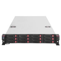 SilverStone RM22-312, HDD / SSD-Gehäuse, 2.5/3.5 Zoll, SAS, SAS-2, SAS-3, SATA, Serial ATA II, Serial ATA III, 12 Gbit/s, Hot-Swap, Edelstahl