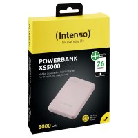 Intenso XS5000, 5000 mAh, Lithium Polymer (LiPo), Rose