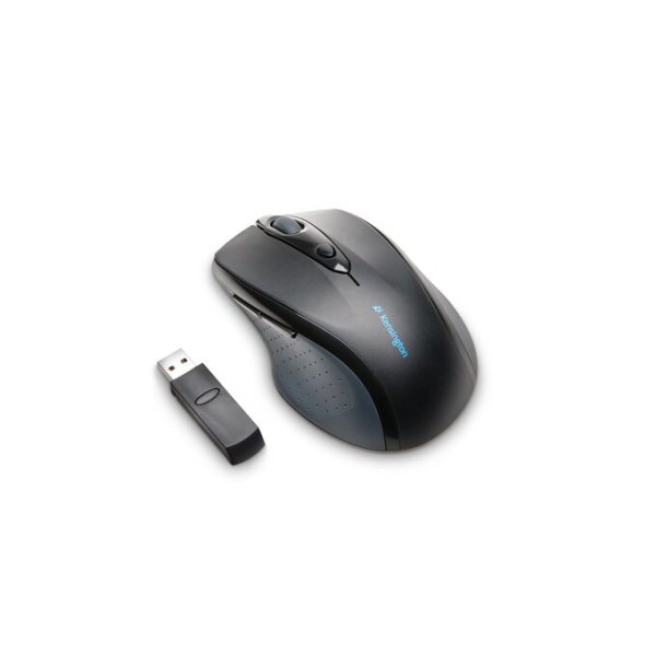 Kensington Pro Fit™ Kabellose Full-Size-Maus, Beidhändig, Optisch, RF Wireless, 1600 DPI, Schwarz