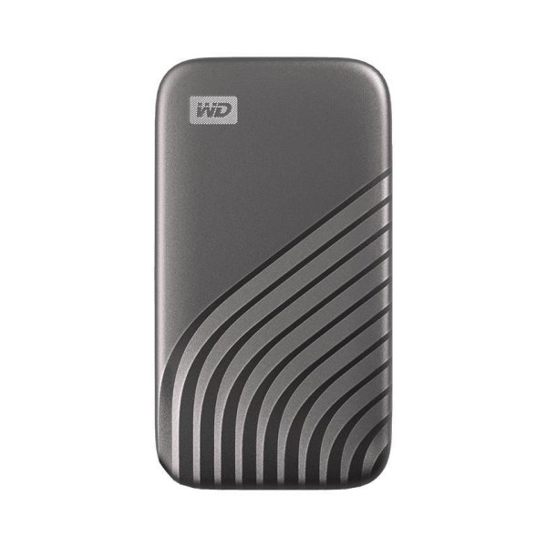 WD My Passport, 500 GB, USB Typ-C, 3.2 Gen 2 (3.1 Gen 2), 1050 MB/s, Passwortschutz, Grau