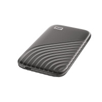 WD My Passport, 500 GB, USB Typ-C, 3.2 Gen 2 (3.1 Gen 2), 1050 MB/s, Passwortschutz, Grau