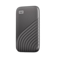 WD My Passport, 1 TB, USB Typ-C, 3.2 Gen 2 (3.1 Gen 2), 1050 MB/s, Passwortschutz, Grau