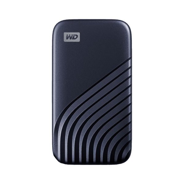 WD My Passport, 1 TB, USB Typ-C, 3.2 Gen 2 (3.1 Gen 2), 1050 MB/s, Passwortschutz, Blau