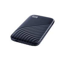 WD My Passport, 2 TB, USB Typ-C, 3.2 Gen 2 (3.1 Gen 2), 1050 MB/s, Passwortschutz, Blau