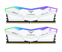 Team Group DELTA RGB DDR5, 48 GB, 2 x 24 GB, DDR5, 8200 MHz, 288-pin DIMM, Weiß