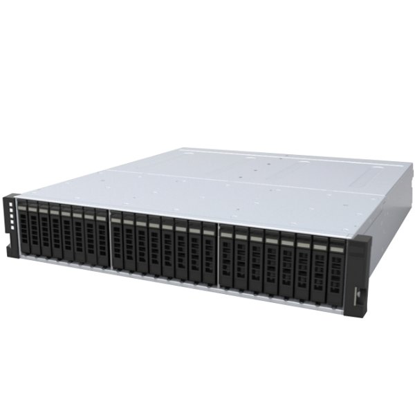 WD 2U24, 11,52 TB, SSD, Serial Attached SCSI (SAS) III, 2.5", Rack (2U), Schwarz, Grau