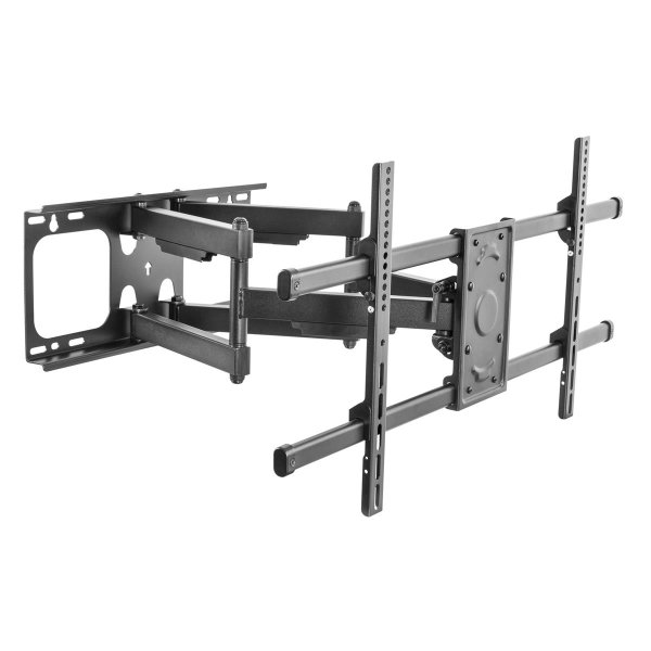 Equip 37"-90" Kipp- und Schwenkbarer TV-Wandhalter, 200 x 200 mm, 816 x 410 mm, -15 - 5°, -60 - 60°, Stahl, Schwarz