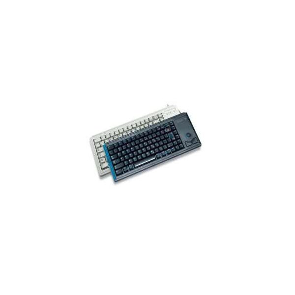 Cherry Slim Line Compact-Keyboard G84-4400 - Tastatur - 83 Tasten - Grau