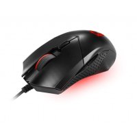 MSI Clutch GM08, Beidhändig, Optisch, USB Typ-A, 4200 DPI, Schwarz