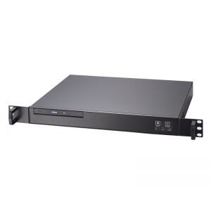 Chenbro RM12800, Vielfache, Intel, Intel Atom®, VIA C3, Rack (1U), Schwarz, Festplatte, LAN, Status