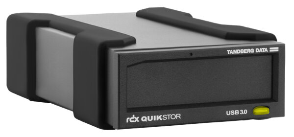 Overland-Tandberg O-T RDX Laufwerkskit mit 500GB Kassette, extern, schwarz, USB3+, Speicherlaufwerk, RDX-Kartusche, USB 3.2 Gen 1 (3.1 Gen 1), HDD, UL 60950, CSA C22.2 No. 60950, IEC 60950/ EN60950 FCC 47CFR, part 15, class B, CISPR22, class B,..., 500 GB