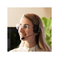 SANDBERG USB Office Headset, Kabelgebunden, Büro/Callcenter, 20 - 20000 Hz, 94 g, Kopfhörer, Schwarz