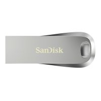 SanDisk Ultra Luxe, 256 GB, USB Typ-A, 3.2 Gen 1 (3.1 Gen 1), 150 MB/s, Ohne Deckel, Silber