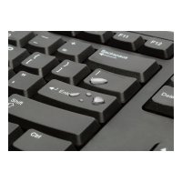 Kensington ValuKeyboard – kabelgebunden//USB, Volle Größe (100%), Kabelgebunden, USB, QWERTZ, Schwarz