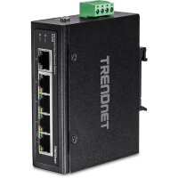 TRENDnet TI-E50, Unmanaged, Fast Ethernet (10/100),...