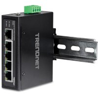 TRENDnet TI-E50, Unmanaged, Fast Ethernet (10/100), Vollduplex, Wandmontage