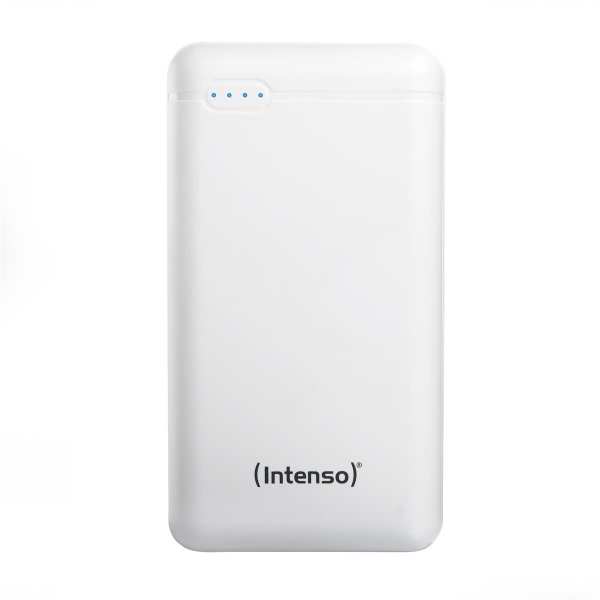 Intenso XS20000 Powerbank Zusatzakku LiPo 20000 mAh 7313552, 20000 mAh, Lithium Polymer (LiPo), 3,7 V, Weiß