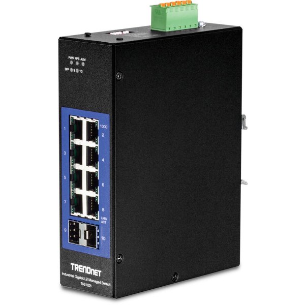 TRENDnet TI-G102i, Managed, L2, Gigabit Ethernet (10/100/1000), Vollduplex