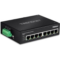 TRENDnet TI-E80, Unmanaged, Fast Ethernet (10/100),...