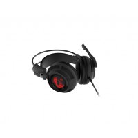 MSI DS502 GAMING HEADSET, Kabelgebunden, Gaming, 20 - 20000 Hz, Kopfhörer, Schwarz, Rot