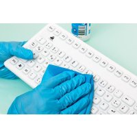 GETT TKG-086-IP68-WHITE, Verkabelt, USB, QWERTZ, Weiß