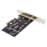 DIGITUS M.2 NGFF / NVMe SSD PCI Express 3.0 (x4) Add-On Karte