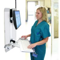 Ergotron StyleView Vertical Lift, Patient Room, 15 kg, 61...