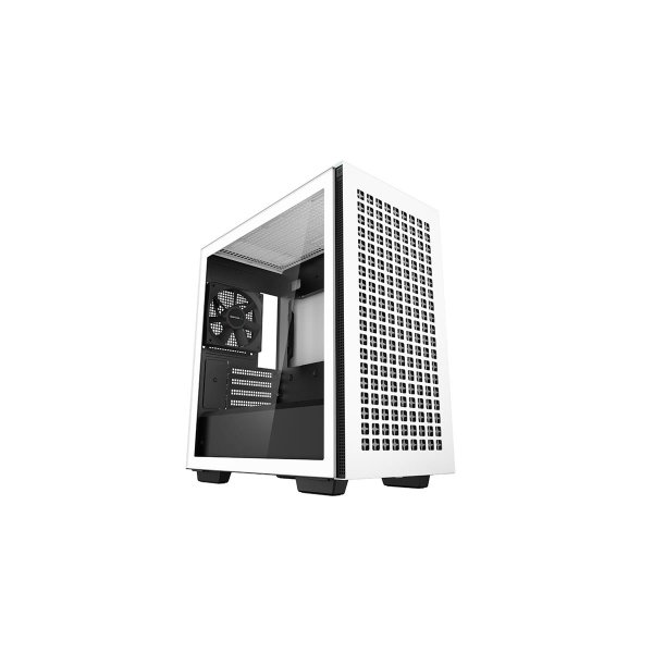 Deepcool CH370 WH, Mini Tower, PC, Weiß, micro ATX, Mini-ITX, ABS, Stahl, Gehärtetes Glas, Multi