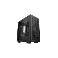 Deepcool CH370, Mini Tower, PC, Schwarz, micro ATX, Mini-ITX, ABS, Stahl, Gehärtetes Glas, Multi